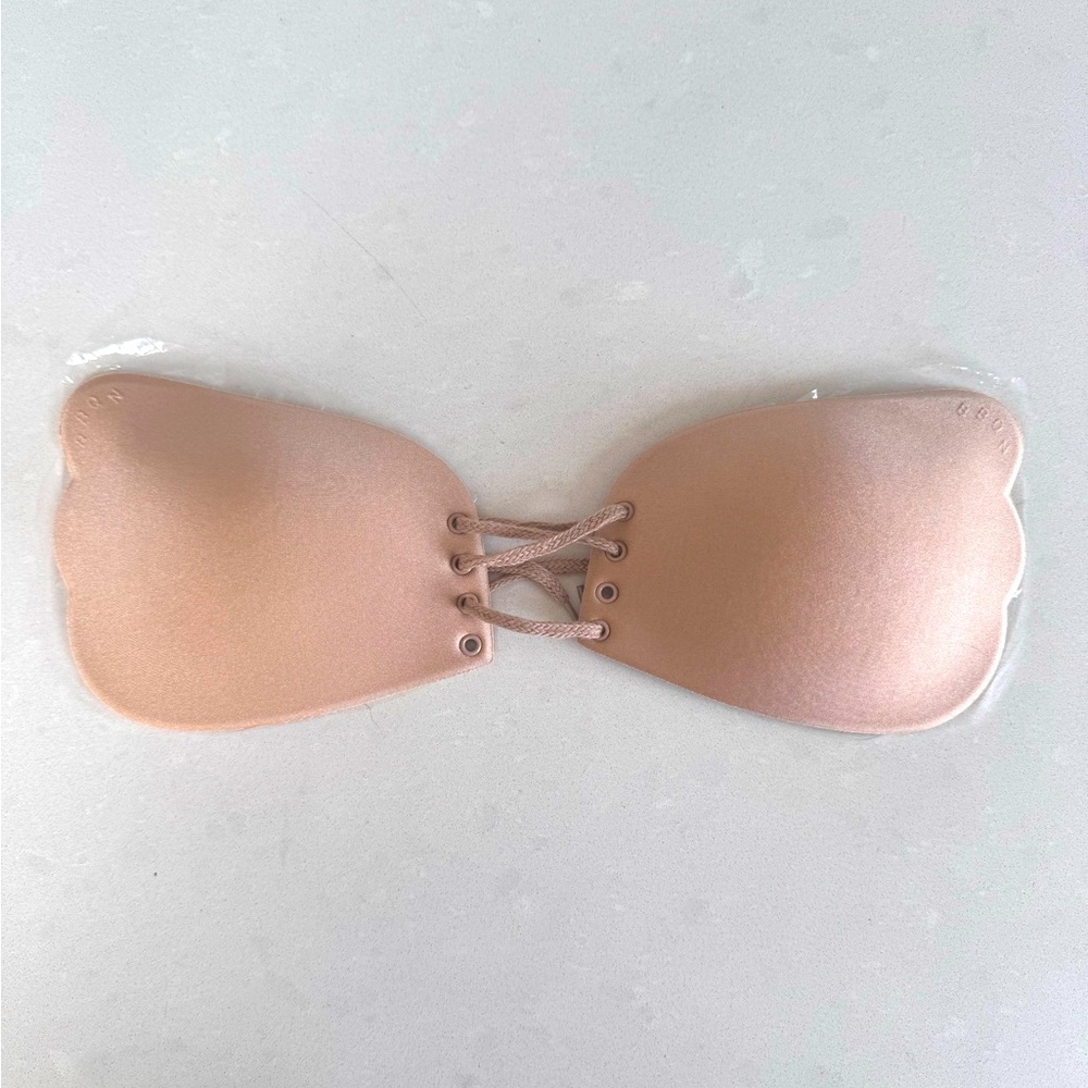 Never Worn Nude Strapless Sticky Bra